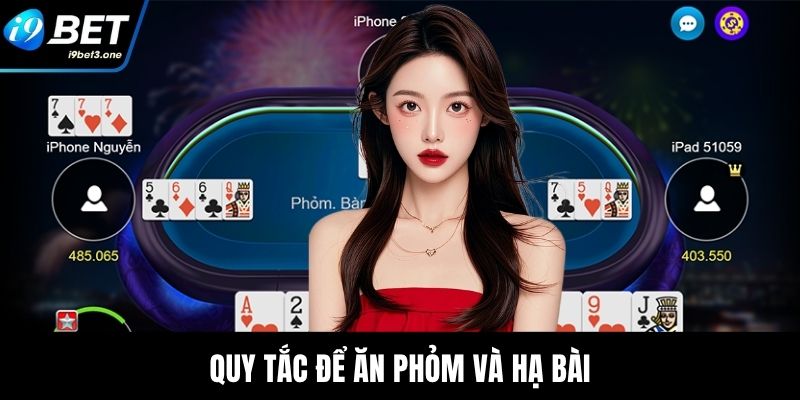 Quy tắc để ăn phỏm và hạ bài