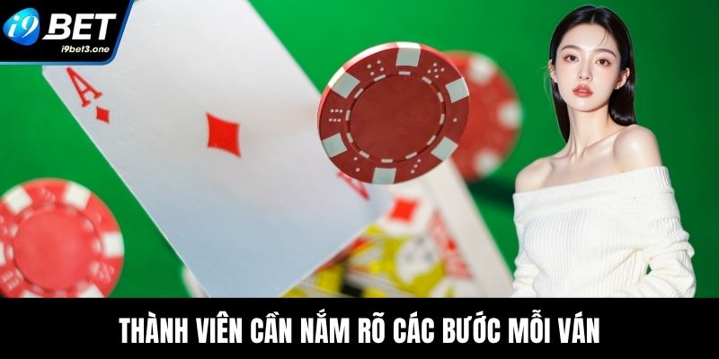 Thành viên cần nắm rõ các bước mỗi ván